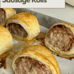 Delicious turkey cranberry sausage rolls perfect for holiday dinners and festive gatherings. Easy to.