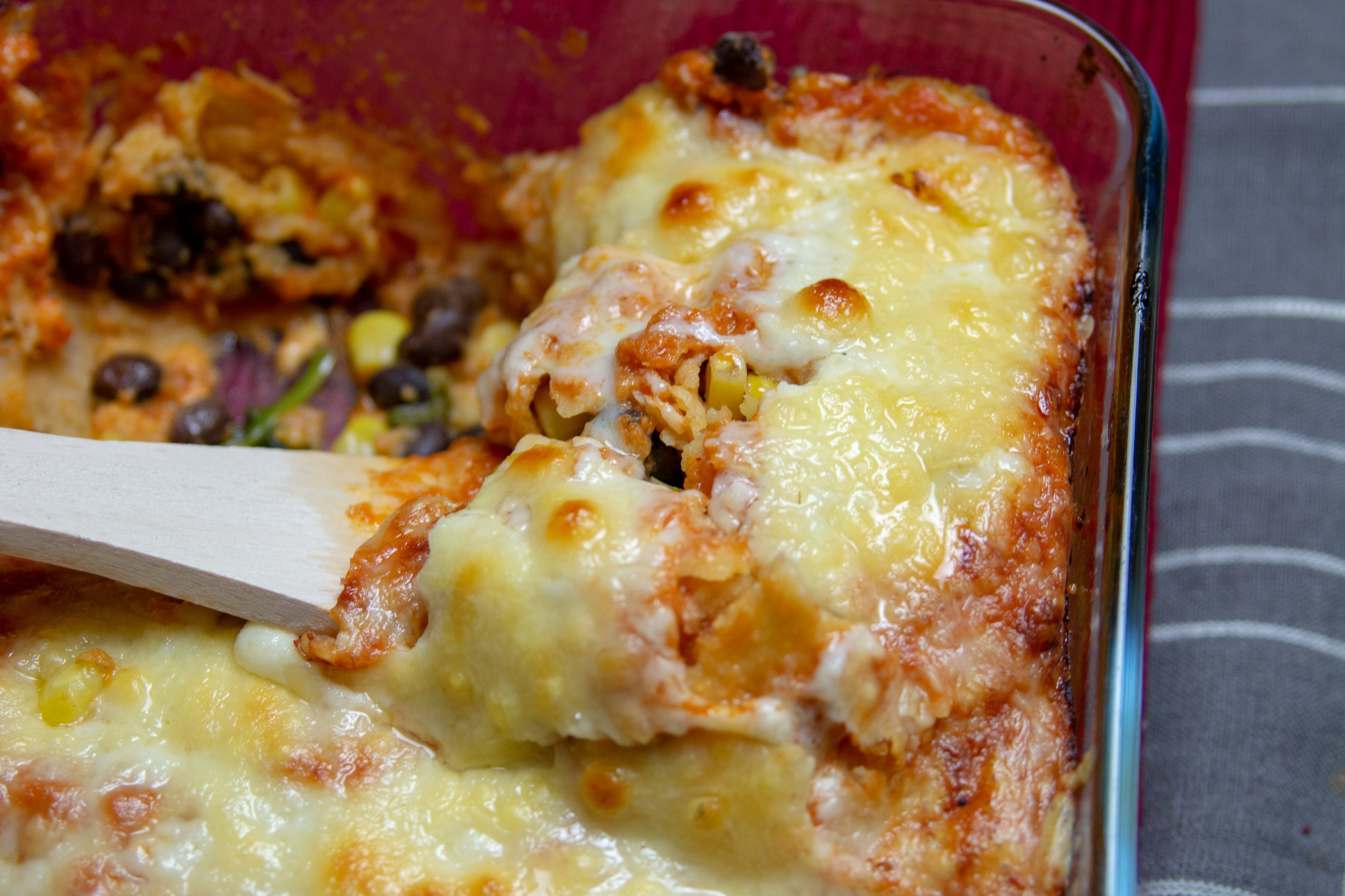 Enchiladas made with leftover quick tortilla soup