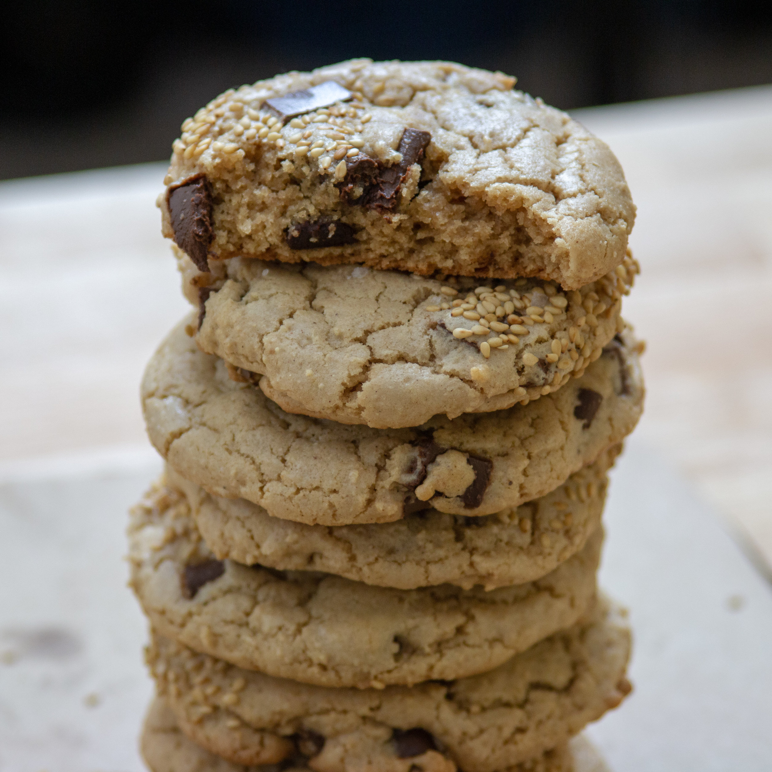  The Ultimate Tahini Chocolate Chip Cookies 