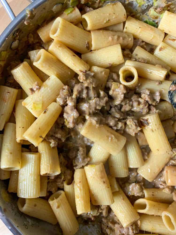 Weeknight Creamy Sausage and Leek Pasta How To Make Dinner