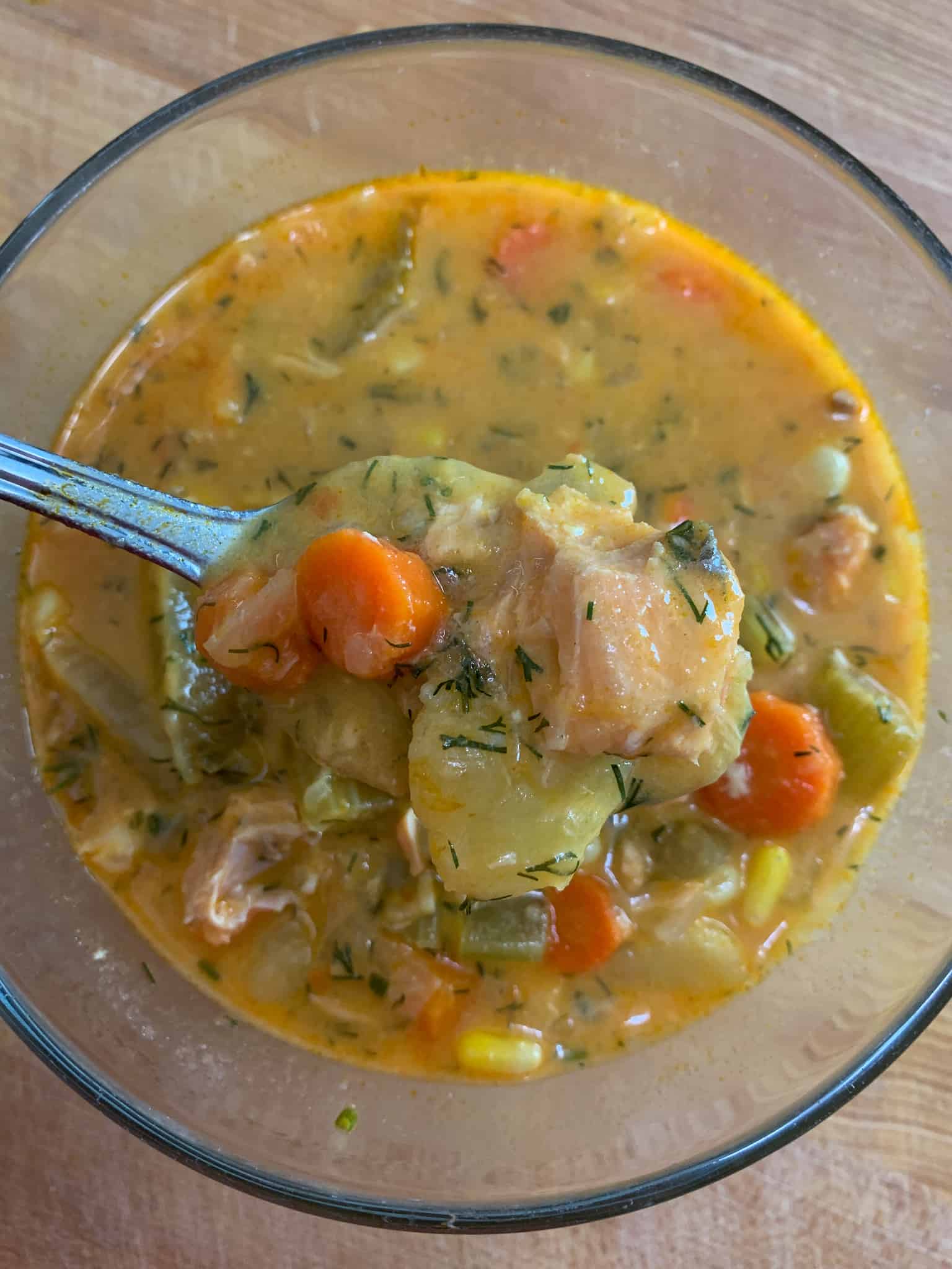 Salmon chowder 2024 instant pot